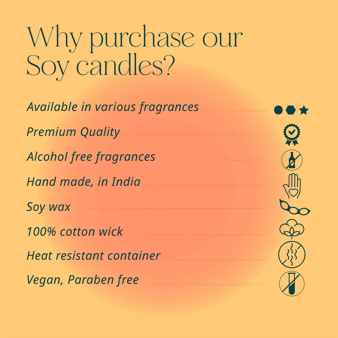 Metallic Soy Scented Jar Candles