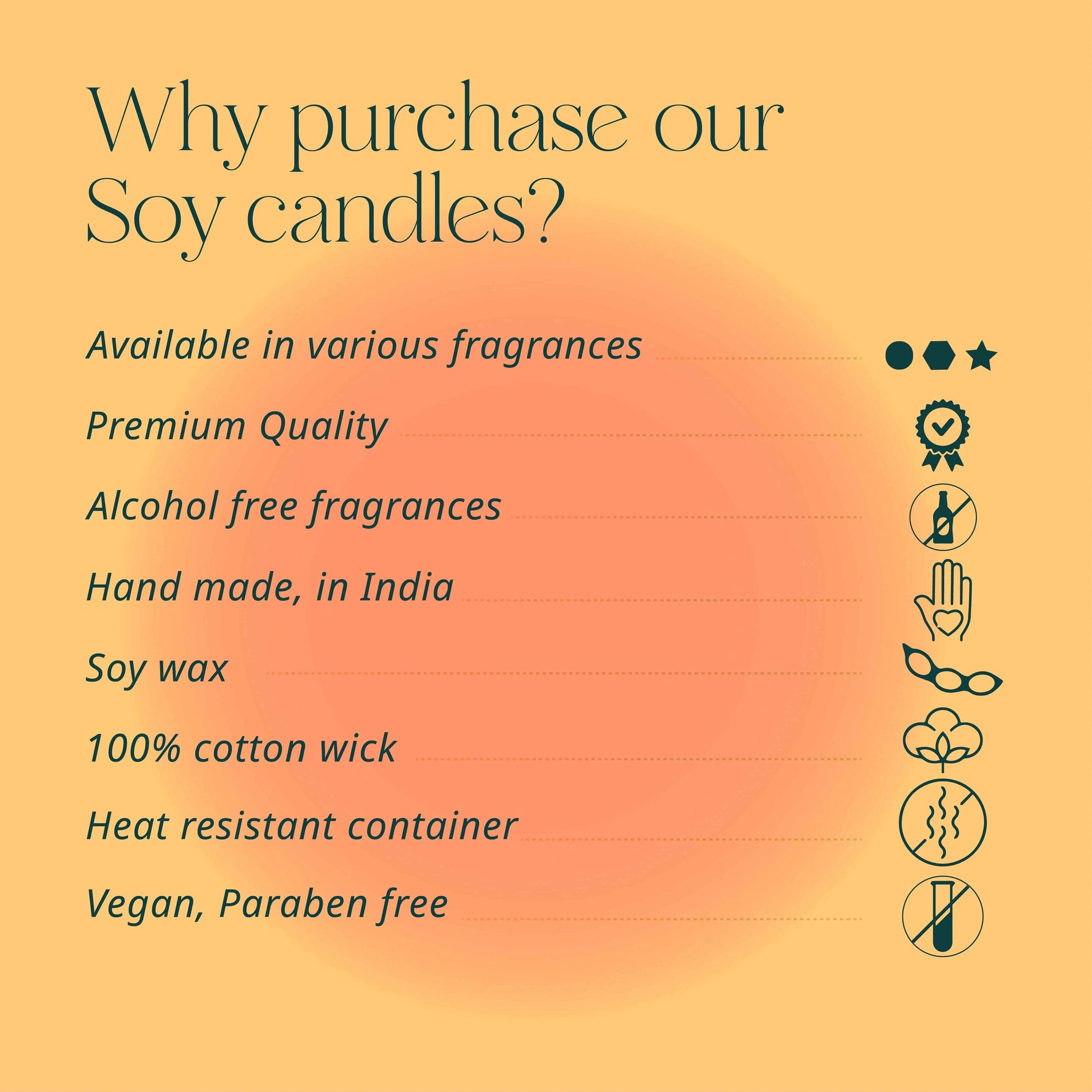 Metallic Soy Scented Jar Candles
