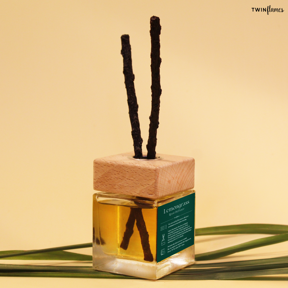 Reed Diffuser | Orange Twin Flames India