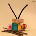 Reed Diffuser | Peach + Rose Twin Flames India