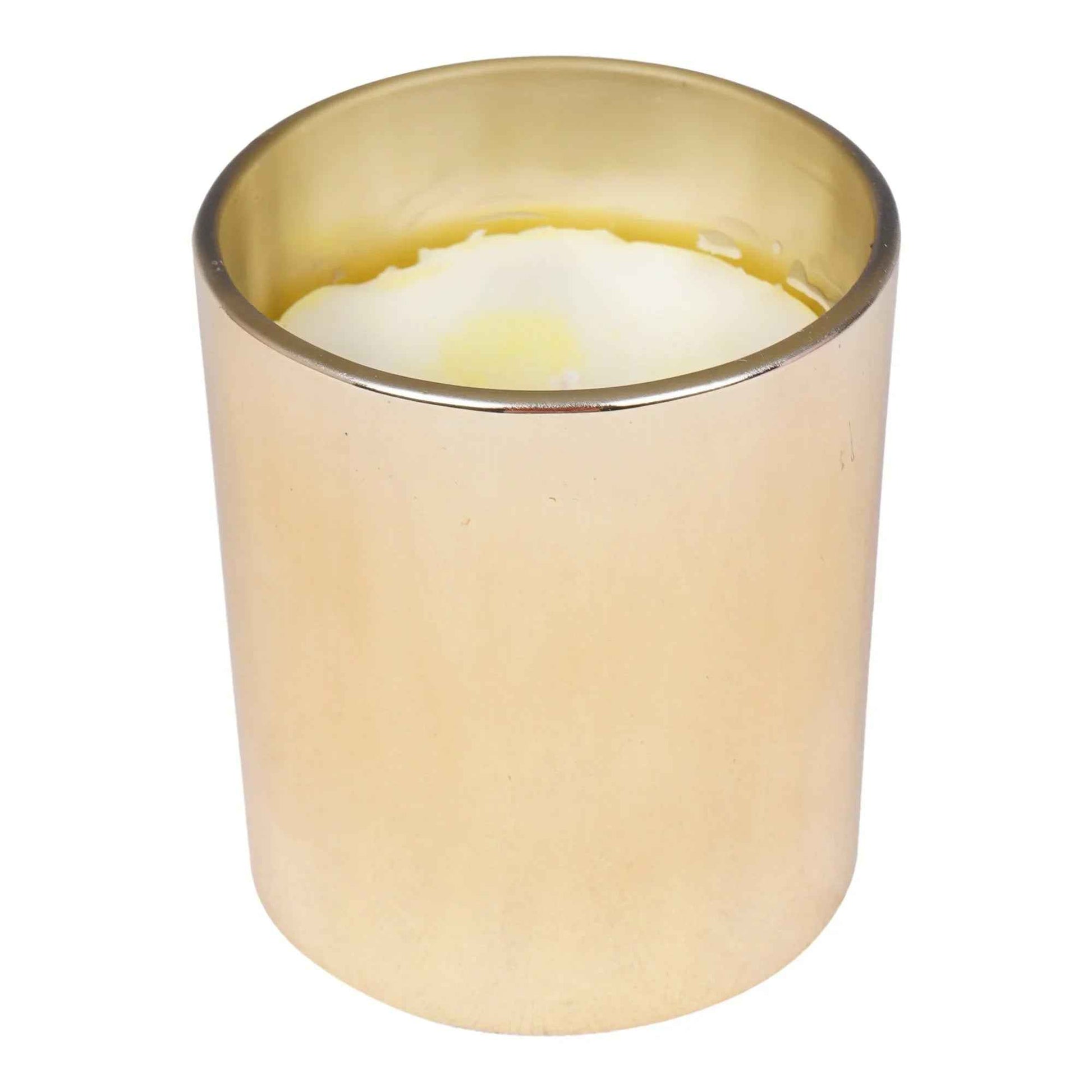 Metallic Soy Scented Jar Candles